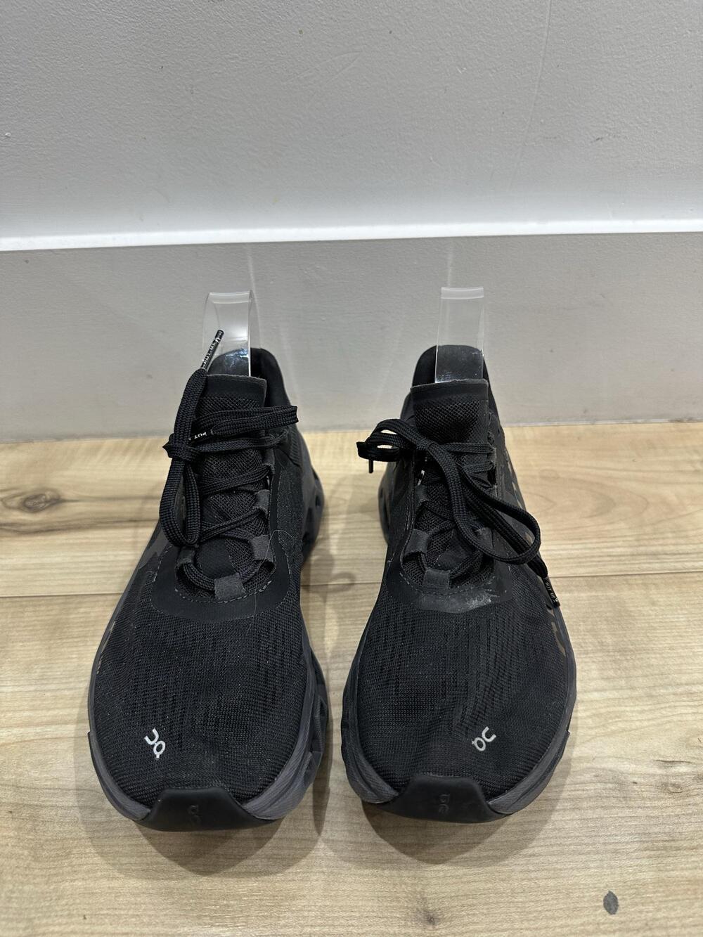 On Shoes Womens Size 6.5 Black Mesh CloudTec Running Athletic Sneakers Swiss